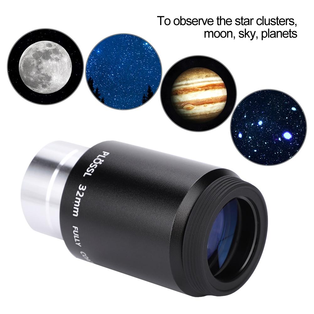 Astronomy Telescope Lens Eyepiece Plossl 32mm with 1.25  Filter Thread