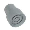 10pcs Rubber Crutch Tip Set Professional Portable Gray Walking Cane Tip Accessory for Elderly 0.7 Inch