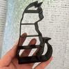 Scene Decoration Cat Mini Display Shelf Cat Shaped Dollhouses Layered Figurine  Dollhouses