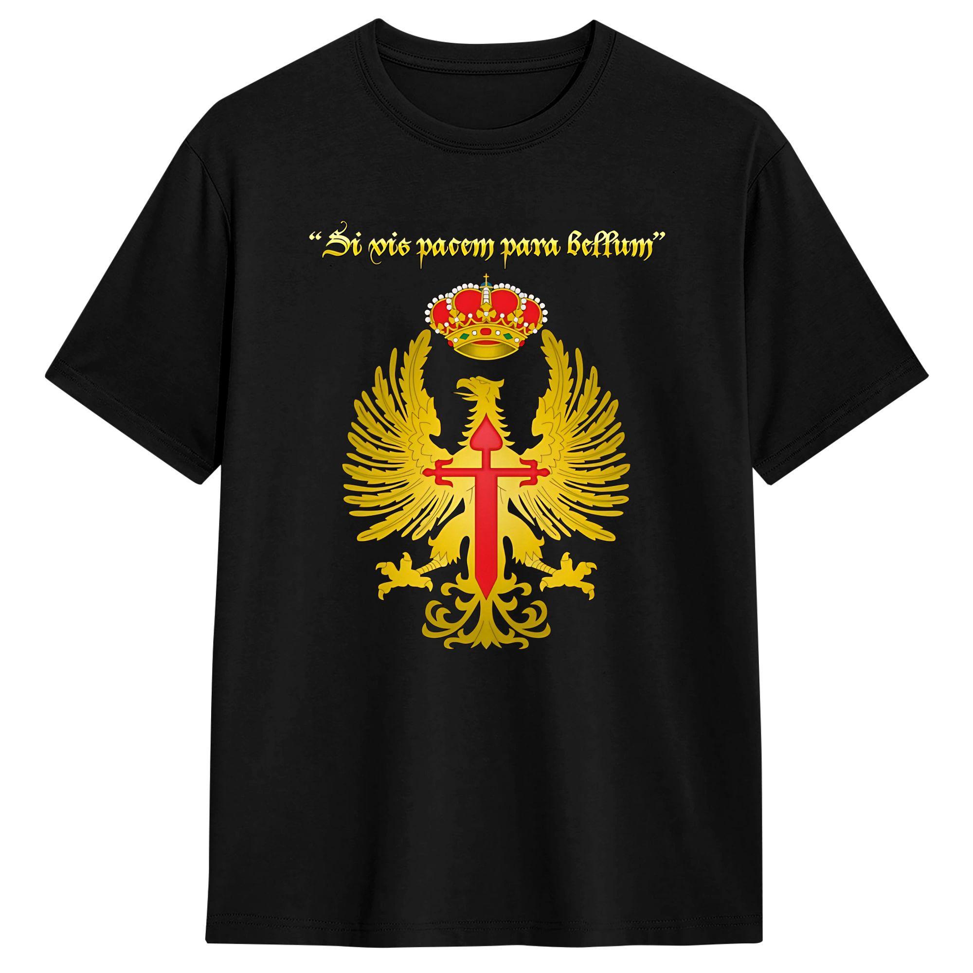 

Spanish Army Emblem T Shirt Men Cotton Novelty T-Shirts Crewneck Tee Shirt Short Sleeve Clothing Adult 5XL різнокольоровий