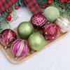Shatterproof Painted Christmas Ball 6cm Christmas Baubles Christmas Hanging Ball  Home Xmas Decor