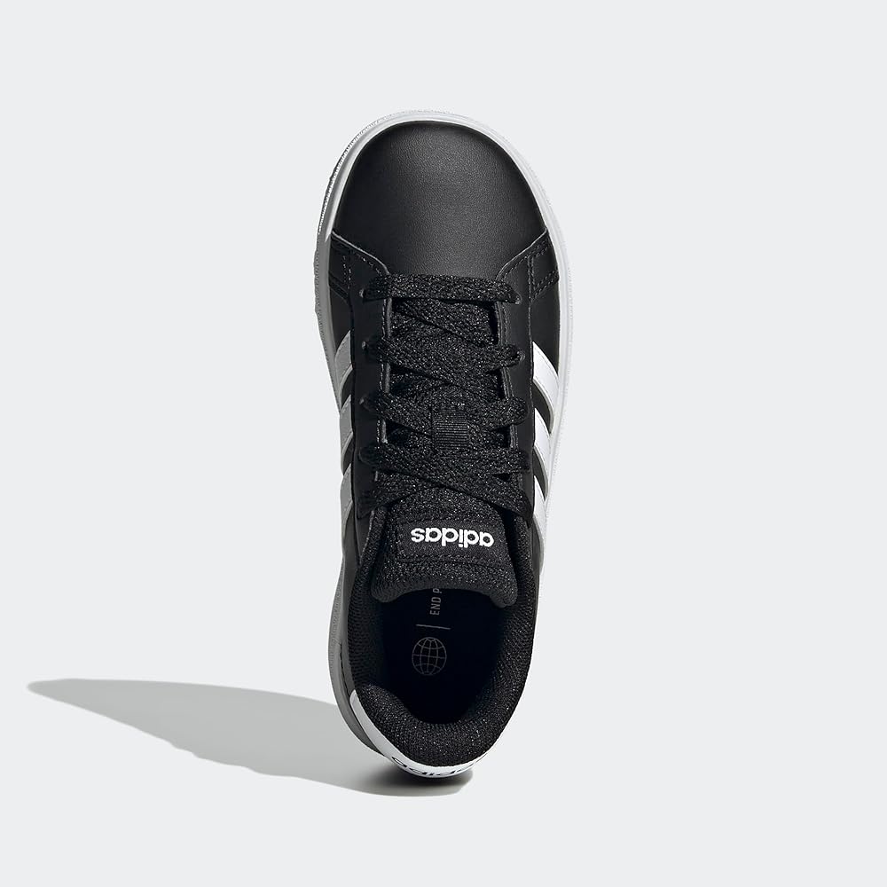 Adidas Kids Grand Court 2.0 Sneakers Core Black/Footwear White 18.5 Cm for Boys and Girls
