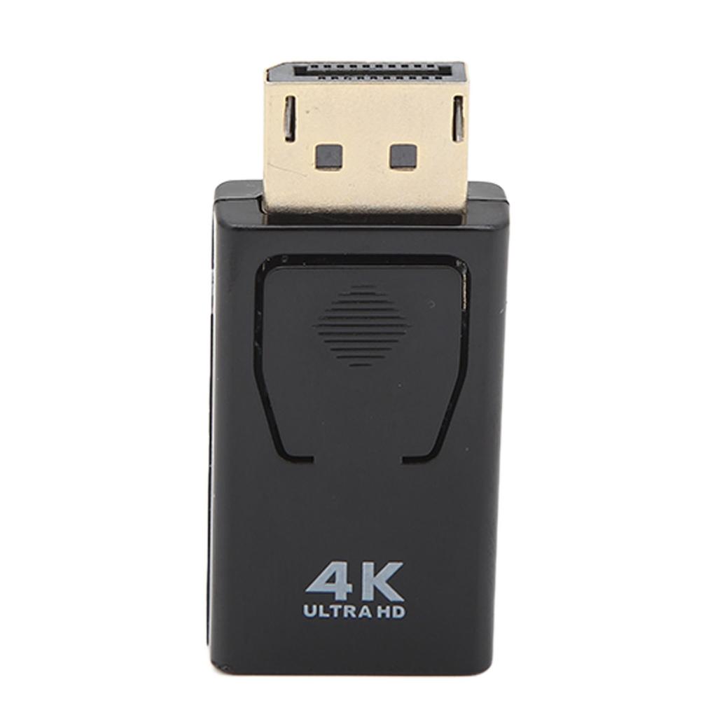 4K DisplayPort to HD Multimedia Interface Adapter Compact Unidirectional Video Monitor Converter for Laptop