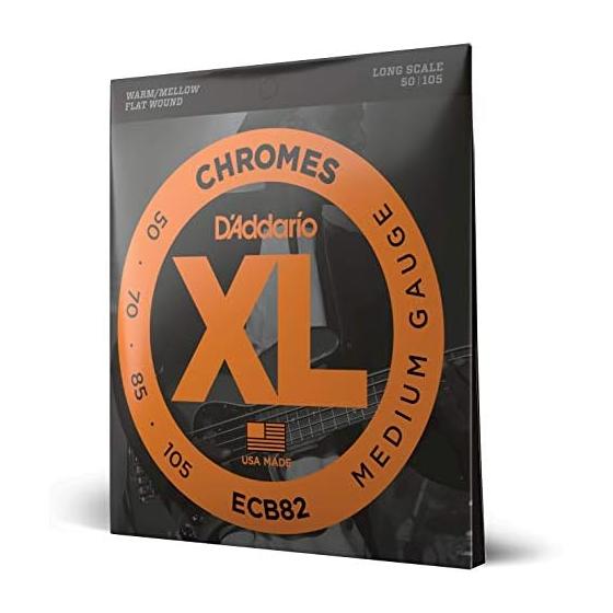 Струна для бас-гитары D Addario с плоской обмоткой Long Scale .050-.105 ECB82 [Отечественный стандартный продукт]