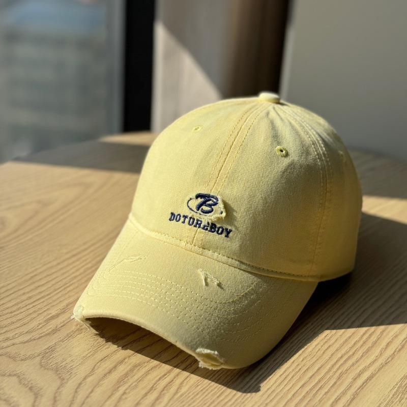 Spring And Summer Sunscreen Versatile Face Small Sunshade Soft Top Baseball Cap Children Embroidery Cap Men