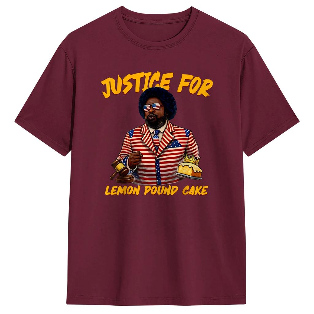 Divertente T-shirt Afroman Lemon Pound Cake da Uomo Girocollo 100% Cotone Manica Corta Nuovi Arrivi Top