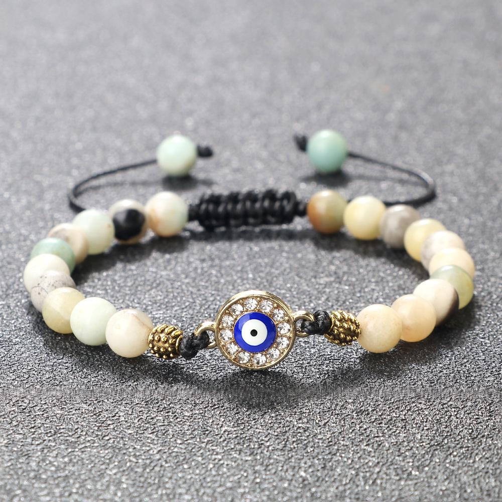 Handmade Ethnic-Style Demon Eye Beaded Bracelet