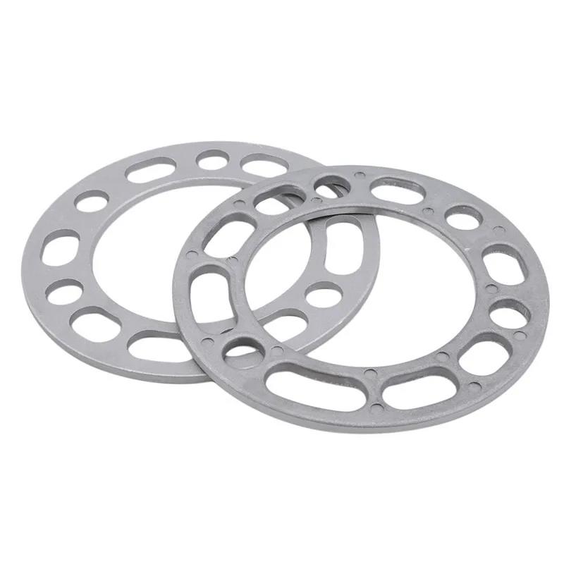 2pcs Universal Car Wheel Tire Spacer Adaptor Shims Plate 3mm 5mm 6mm 8mm 10mm For 4x100 4x114.3 5x100 5x108 5x114.3 5x120