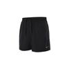 Nike Sportswear Mid-Rise Solid Color Lace-Up Casual Shorts Women Shorts Black White FV7558-010
