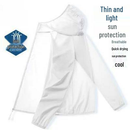 Unisex letní bunda s ochranou proti slunci - Lehká, prodyšná ledová hedvábí pro muže a ženy