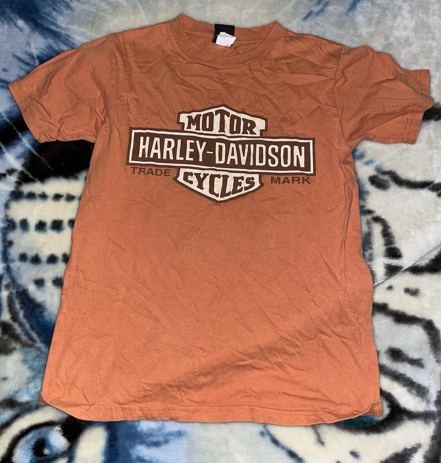 Vintage 2007 Harley Davidson Biker Motorcycle Baltimore Shirt XL