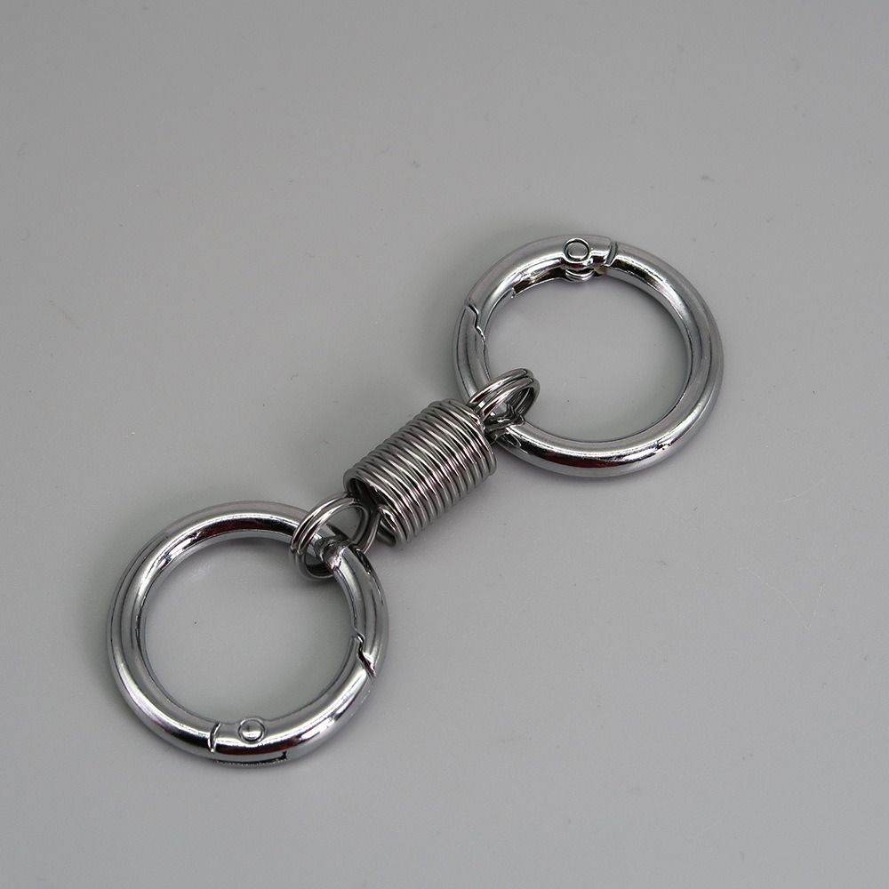 Split Ring Key Ring Double Ring Metal Keychain Ring Creative Key Pendant