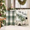 Festive Christmas Pillowcases: Merry, Joyful, Wintery, and Plaid for a Cozy Holiday! sofas, bedroom pillow covers, holiday gifts