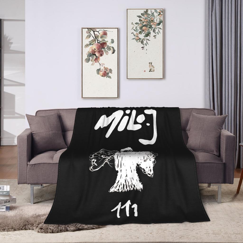Rapper Milo J  111  Blanket Quality Warm Soft  Throw Blanket Winter Camping Outdoor Novelty Bedspread