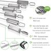 Stainless Steel BBQ Skewers 6-Piece Set with Handle - Lamb Barbecue Utensils