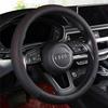 Universal Car Steering Wheel Cover For 37-38Cm Steer Wheel Faux Leather Breathable Car Wheel Cover Interior Auto Accessories