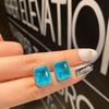 Jewelry Imitation Paraiba Diamond Women'S Pendant Stud Earrings Main 12 * 16 9 * 12