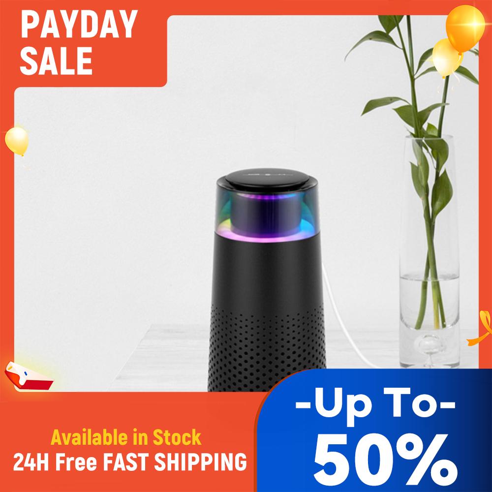 Air Filter Cleaner Portable Room Air Purifier with Night Light Car Air Freshener for Dorm Pets Smoke Desktop Office