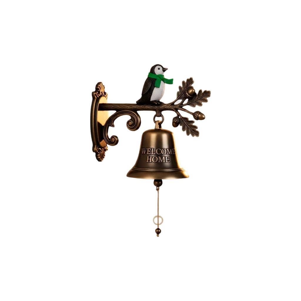 Christmas Hanging Welcome Doorbell for Front Door Holiday Decoration