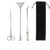 3/4/5Pcs Durable Aquascape Tools Kit Fish Tank Scissor Tweezers Tool  Landscaping Equipment
