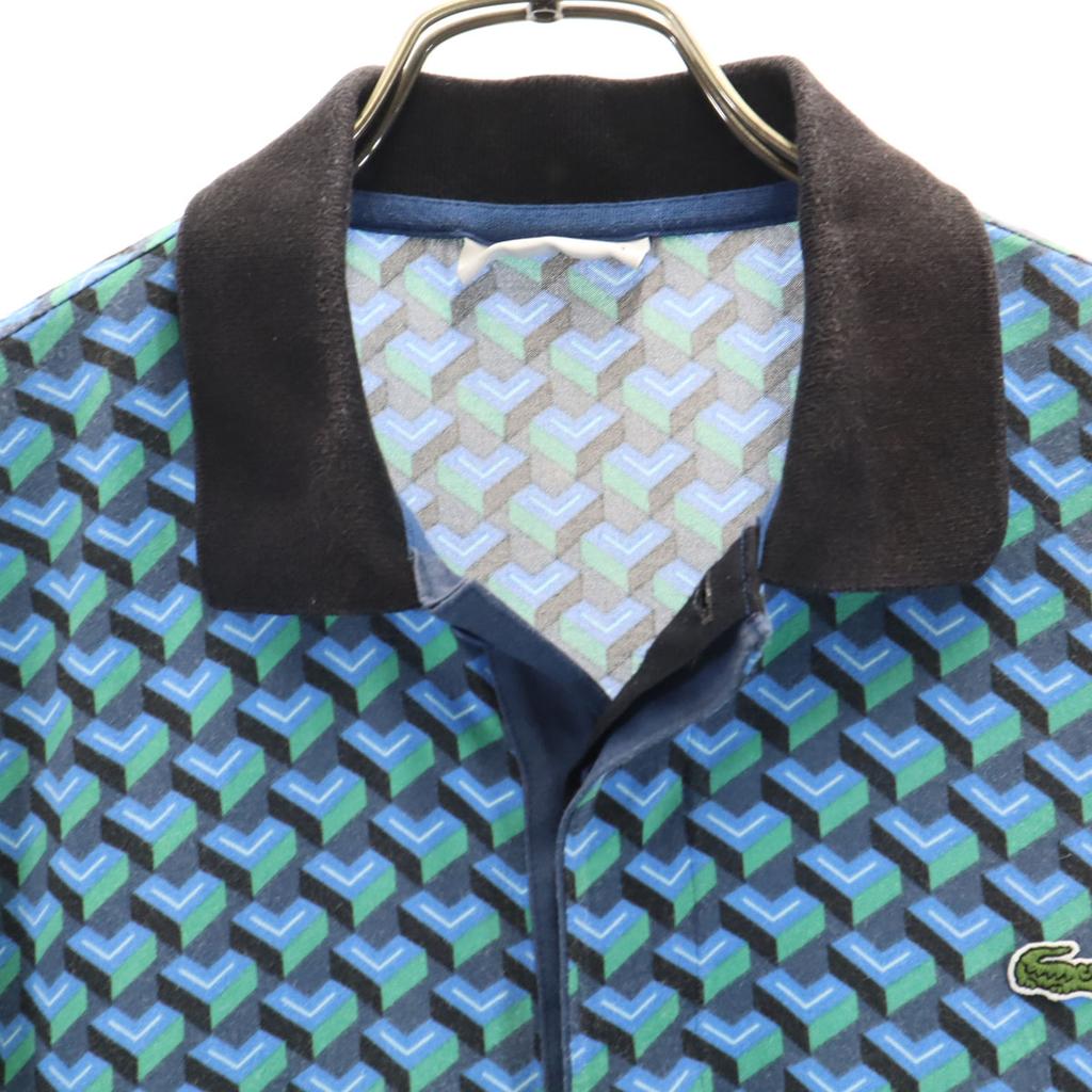 LACOSTE made in Japan Overall handle Short sleeve Polo shirt Special wing Men's Used