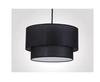 Modern Fixture E27 Led Minimalist Dining Room For Living Bedroom Study Double Linen White-black-beige Fabric Pendan Light