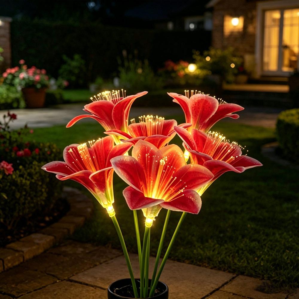 Solar Powered Solar Garden Light LED Simulated LED Solar Lamp Garden Courtyard
