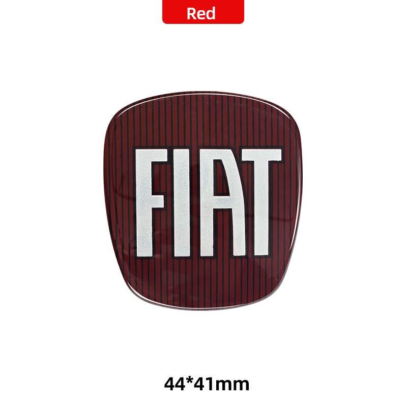 44mm 71mm 75mm 89mm Car Front Rear Logo Auto Grille Emblem sticker steer wheel Accessories For Fiat Abarth 500 Bravo Punto Panda