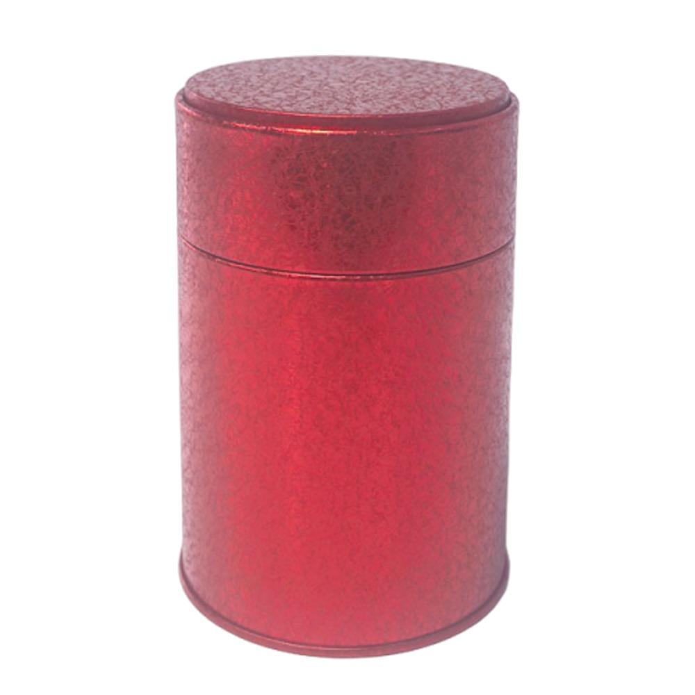 Circular Shape Tea Jar Mini Size Metal Box Organizer Tea Tin Tea Storage