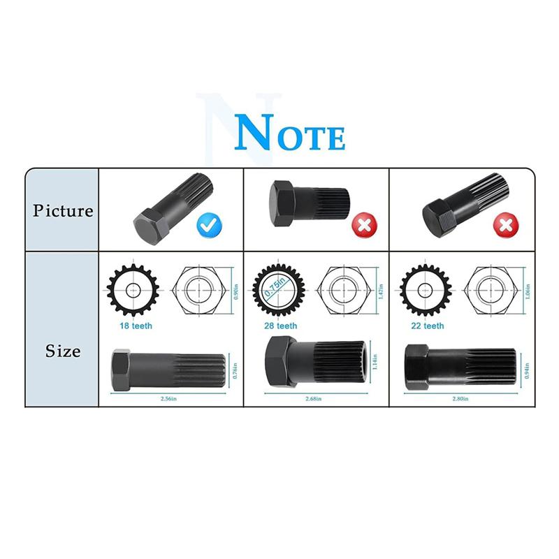 

A72U Инструмент-ключ со шлицами для установки и снятия крыльчатки WR001 Для Kawasaki Seadoo GS GSX GTI GTS GTX HX RX SP JH750 JS650 JS750 чёрный