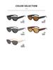 Stylish Retro Metal Cat-Eye Sunglasses for Women – High-End Fashion Brand