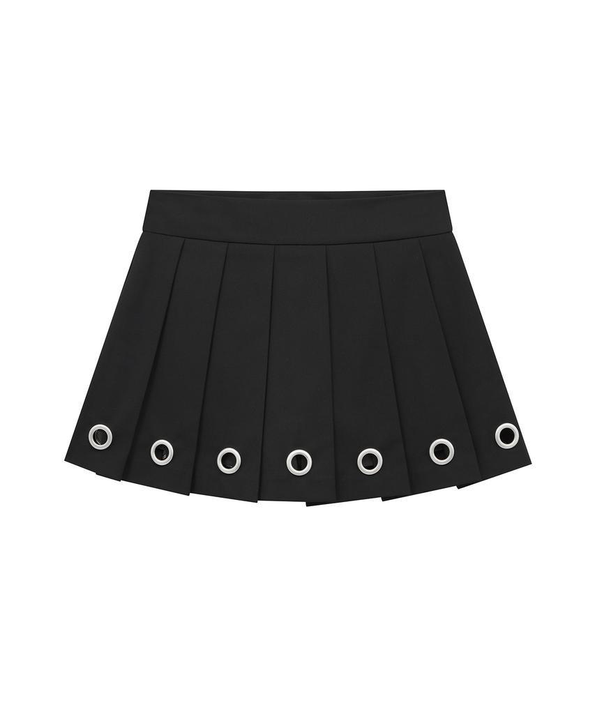 Midnight Move Eyelet Skirt (Black)