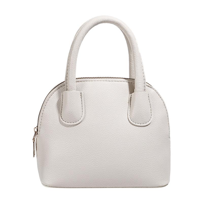 Portable Retro Bag Women's 2025 Spring and Summer New Trend Texture Solid Color Bag Popular Fashion Shoulder Bag Messenger Bag