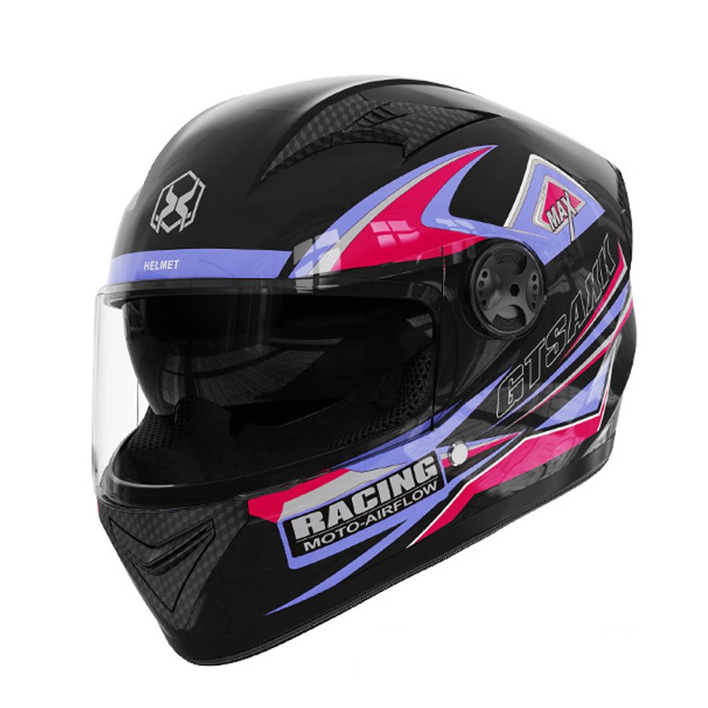 Motorcycle Full Face Helmet Double Lens Cross Section Helmet Safety Modular Flip Helm Unisex Helmet DOT Certification Motorbike