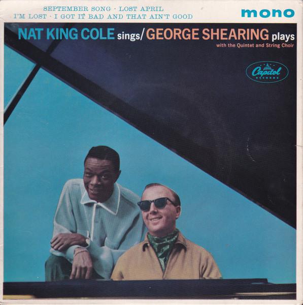 

7inch Record NAT KING COLE GEORGE SHEARING Nat King Cole Sings George Sheari EAP51675 Capitol Records 1962 UK Jazz Used