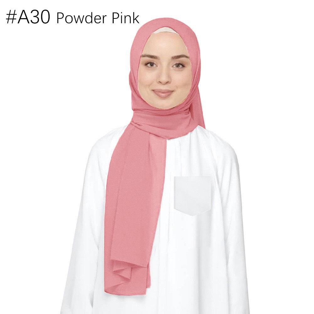 Ethnische Perlen Chiffon Bubble Kopftuch - Malaysia Schalkollektion