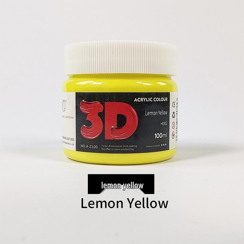 100ml Acrylic Paint for Children's Doodles and Plaster Dolls