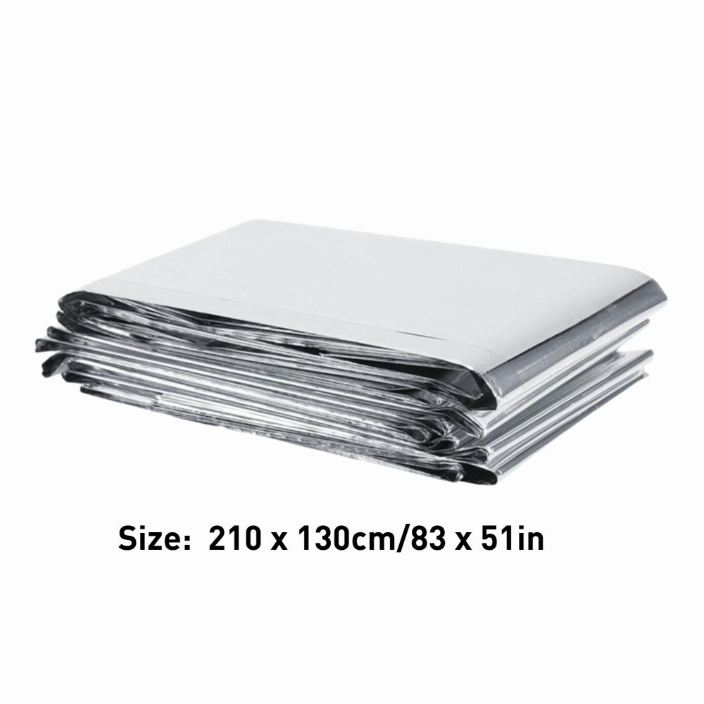 6PCS 210 X 130 Cm Plant Reflective Film High Reflectivity Keep Warm Greenhouse Covering Foil Foldable Silver