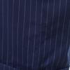 LANVIN Made in Japan wool Striped Pattern suit Setup Navy system Men's Used