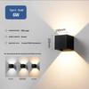 UOSU Luminaire mural carré dimmable haut-bas intérieur extérieur