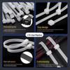 Strong Industrial Self-Locking Cable Ties 4x250mm - Black & White
