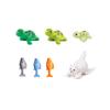 City Scene Accessories Animal Building Blocks Model Figures Farm Wolves Flamingos Pig Dog Gorillas Elephants Zoo Bricks Toy Gift