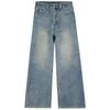 Women's High-Waist Retro Blue Wide-Leg Jeans - Autumn/Winter 2025 Collection.