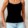 Lace Halter-neck Vest for Everyday Wear, Flattering Silhouette and Comfortable Ribbed Detailing.