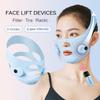 Macchina Lifting Viso EMS Cinturino Rassodante Mento Guance Massaggiatore Modellante Viso Rimozione Doppio Mento Cintura Lifting Linea V Strumento per la Cura della Pelle