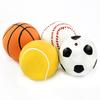 Chiwava 4 Stück 6cm Quietschender Latex Hundespielzeug Ballspielzeug Geeignet für Kleine Hunde und Welpen