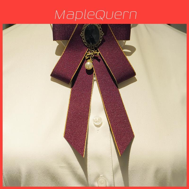 Girls Fashion Collar Tie With Alloy Material For Office And Party Wear