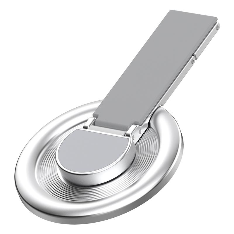 

Adjustable 360° Rotation Mobile Phone Metal Magnetic Holder for Magsafe Detachable Strong Magnet Stand for iPhone 17/16 Samsung