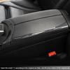 Reposabrazos central de fibra de carbono para coche, 4 unidades, cubierta de botón de interruptor, accesorios interiores para Mercedes Benz E GLC C clase W205
