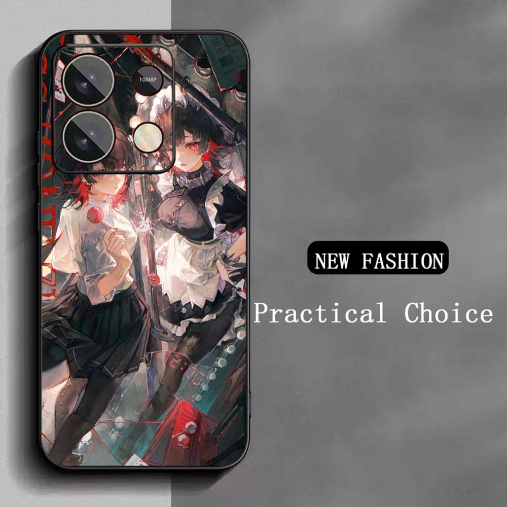 Ellen joe cute game girl design poster Phone Case For Redmi Note 14 13 12 11 Pro Plus S 5G 14C A3 Soft Black Phone Cover